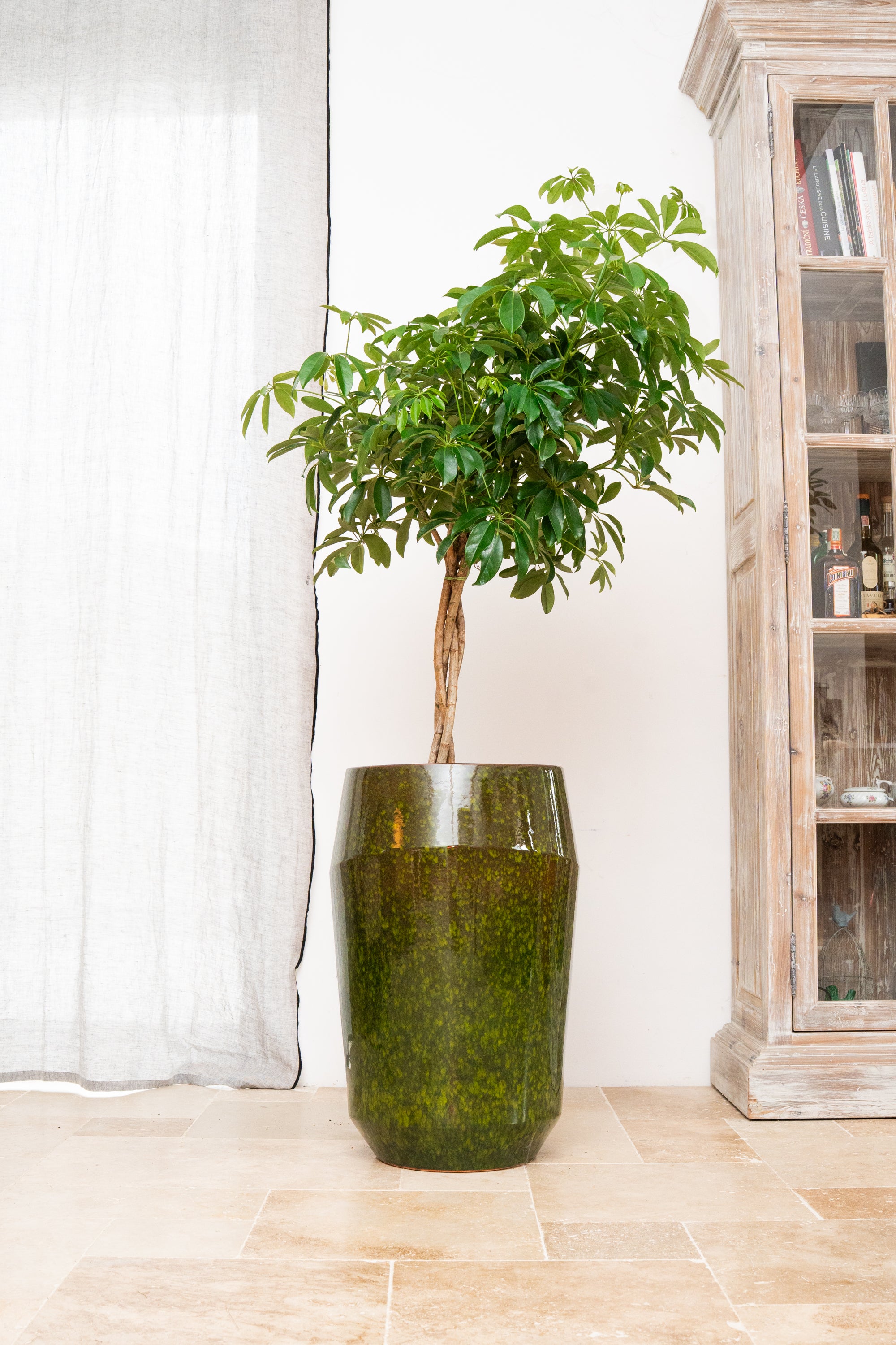 Keramischer Blumentopf Monaco – Grün