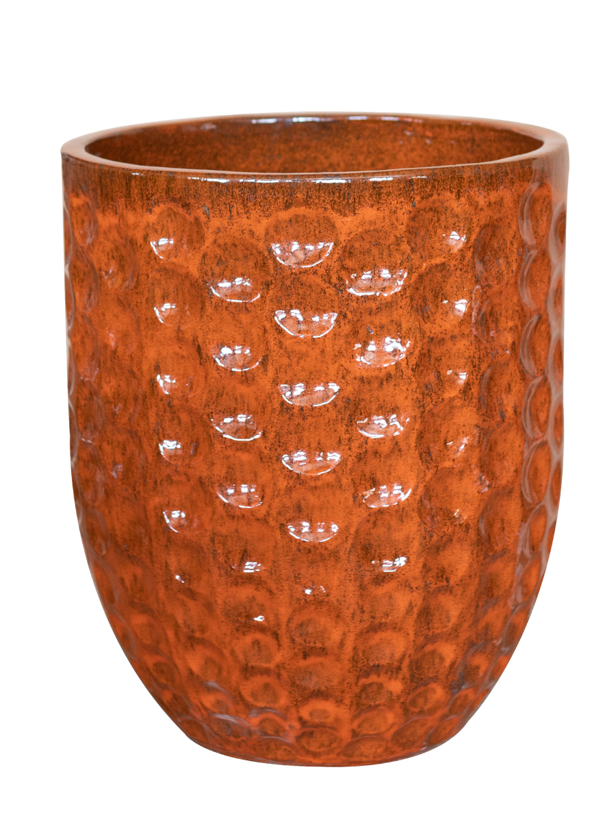 Keramikpflanztopf MEROVEE – Orange