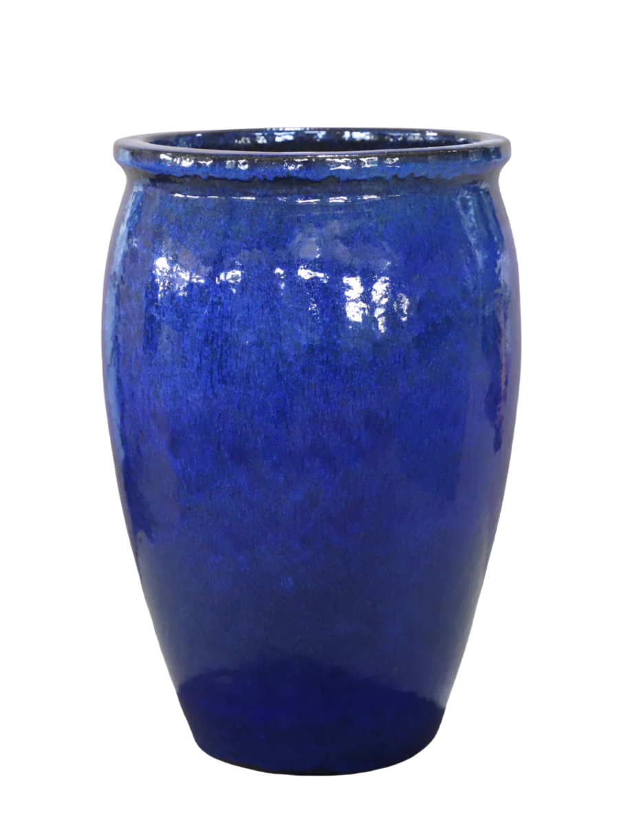 Keramik-Blumentopf BACCHUS - Meerblau