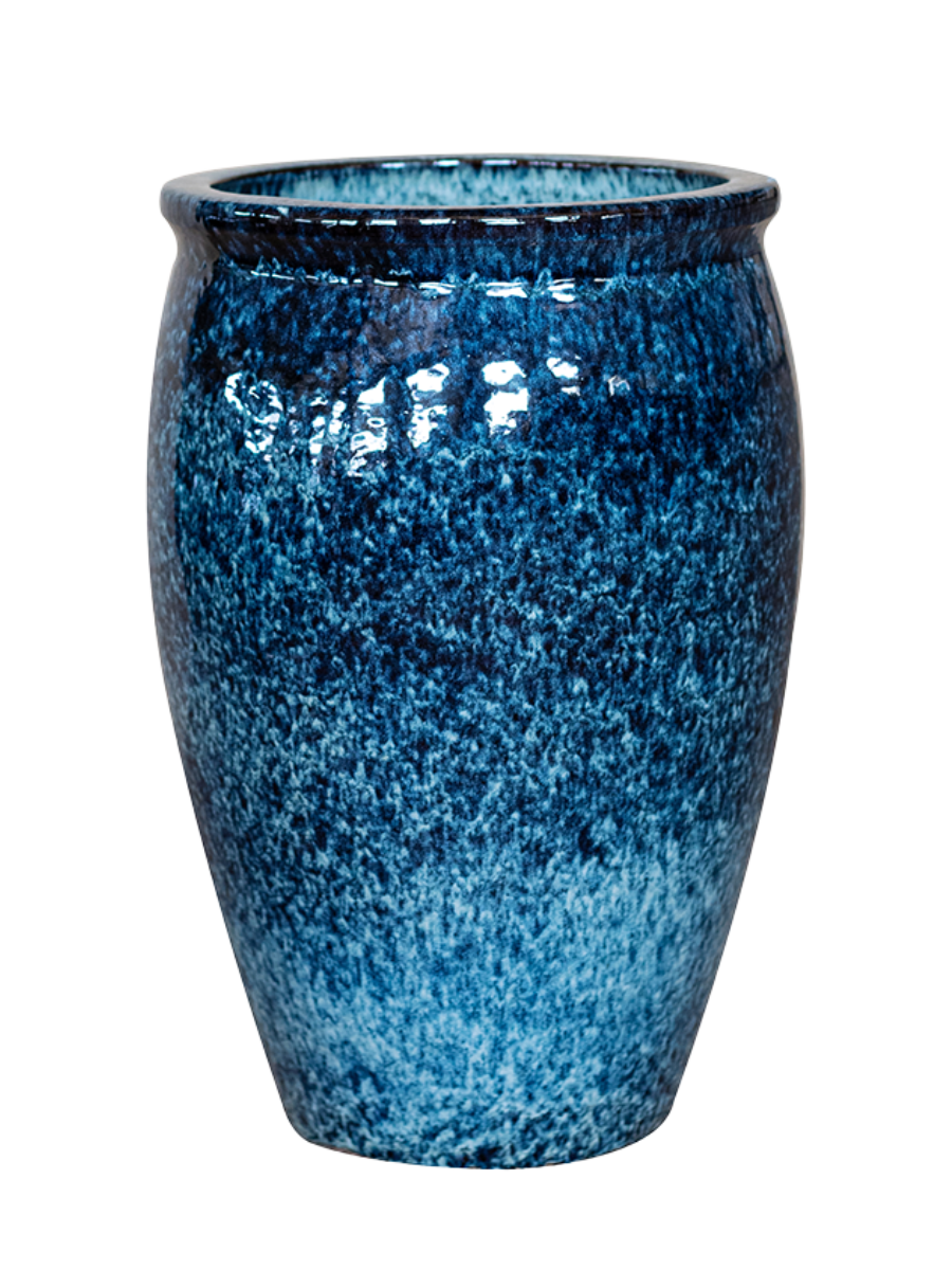 Keramik-Blumentopf BACCHUS - Eisblau