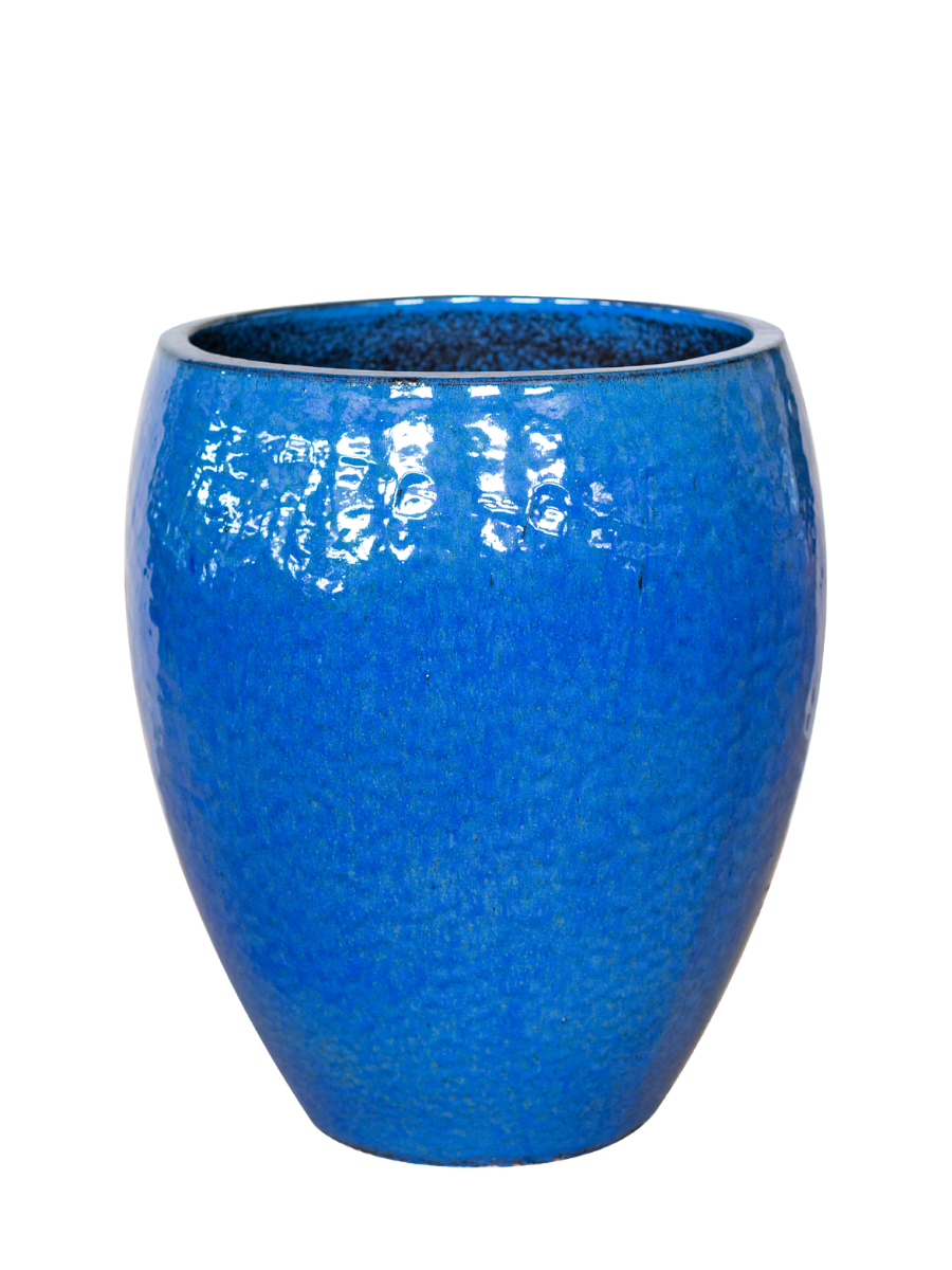 Keramischer Pflanzkübel Poseidon – Meeresblau